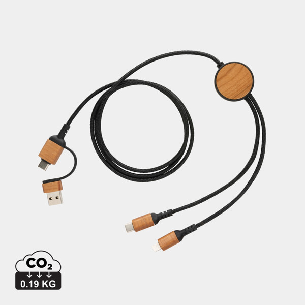Ohio 6-v-1 kabel, 120 cm, reciklirani materiali