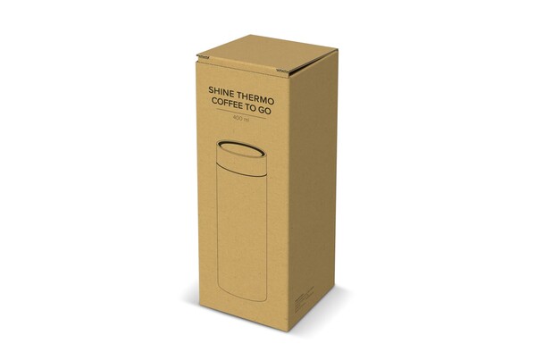 360 Shine termo kaffe til at tage med 400 ml - Grå