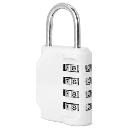 CANDADO "COMBI 4" - Blanco
