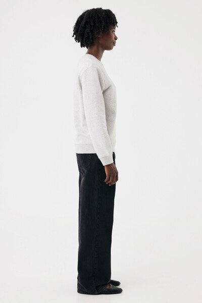 Mikina IQONIQ Torla z recyklované bavlny - Light Heather Grey / XL