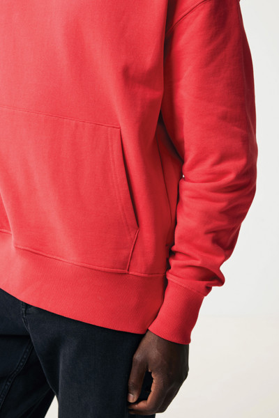 Sweat à capuche en coton recyclé Iqoniq Yoho - Luscious Red / XXXL
