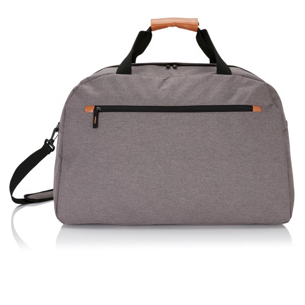 Sac de voyage double ton Fashion sans PVC - Gris