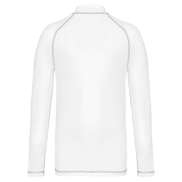 Children’S Long-Sleeved Technical T-Shirt With Uv Protection - White / 12/14