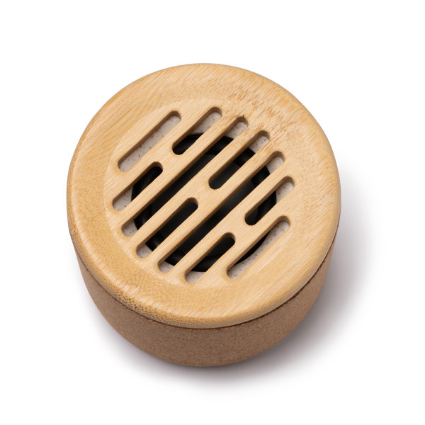 Personalised wireless speaker in cork and bamboo with Bluetooth 5.1