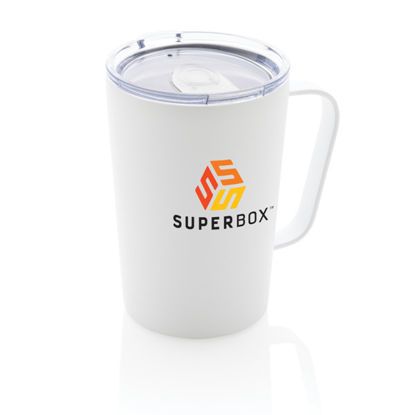 Xd Collection vakuumska skodelica 420 ml, reciklirano jeklo - Bela