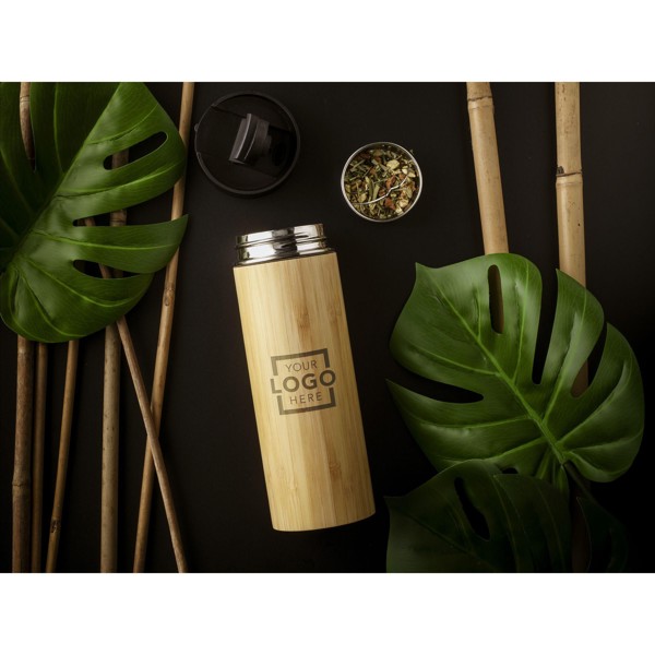 Sakura 360 ml thermos en bambou