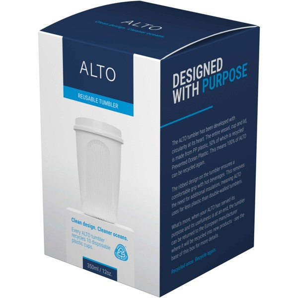 Gobelet Alto POP de 350 ml avec couvercle 360° - Bleu