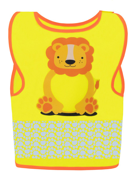 Children's Safety Vest Funtastic Wildlife - Yellow / XS