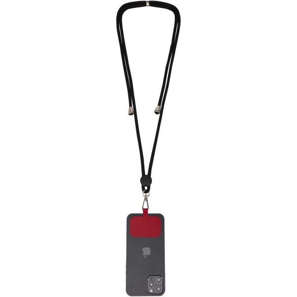 Lanyard per telefono Kubi - Rosso