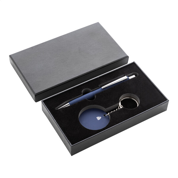 Set sylo et porte-clés Miroset - Bleu Foncé