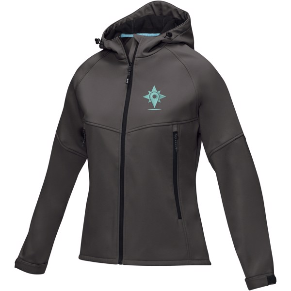 Veste softshell recyclée femme Coltan - Gris storm / L