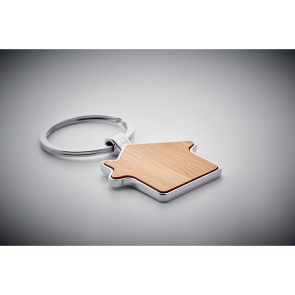 Porta-chaves metal bambu Burnie