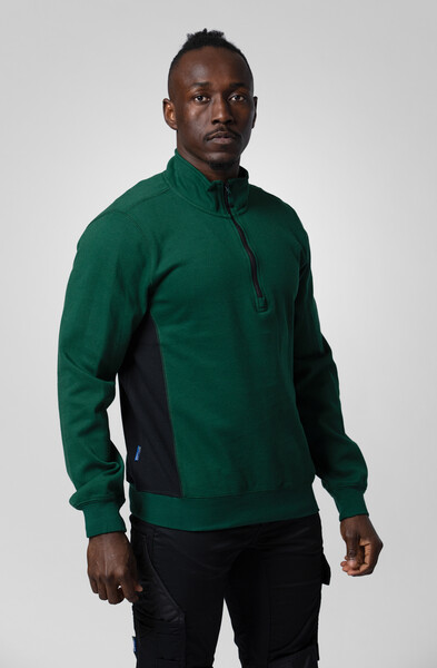 2128 Sweatshirt 1/2 zip Grey XL