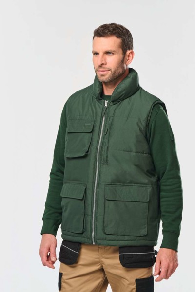 Quilted Bodywarmer - Dark Grey / S