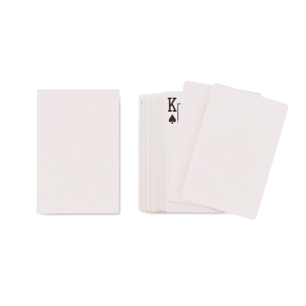 54 Playing cards, your design on 1 side - Standard box / Danish