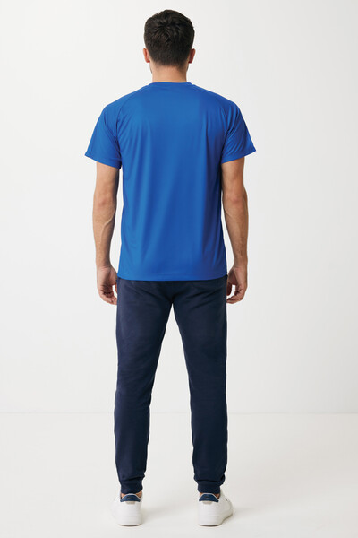 T-shirt sport séchage rapide polyester recyclé IQONIQ Tikal - Bleu Royal / 4XL
