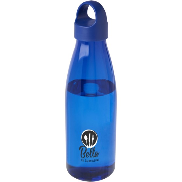 Bouteille d’eau Bergen de 800 ml en plastique recyclé - Bleu royal