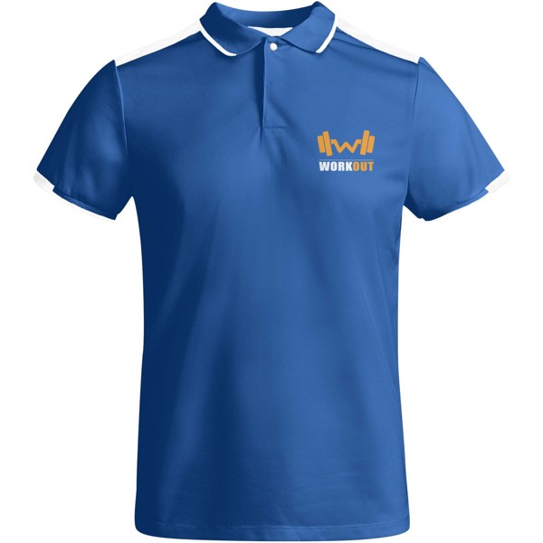 Tamil 150 g/m² Sport Poloshirt für Herren - royalblau / weiss / S
