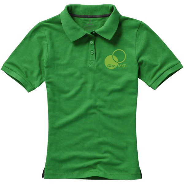 Polo manches courtes femme Calgary - Vert fougère / M