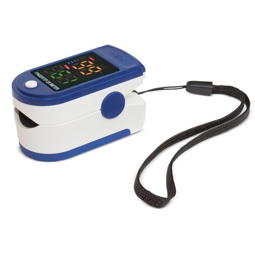 Prstni oksimeter, pulziometer, PP, 2 AAA bateriji