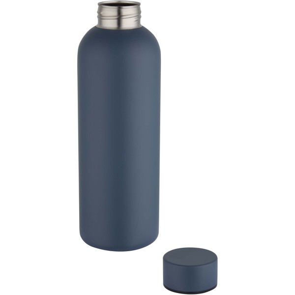 Bouteille d’eau Spring de 750 ml en acier inoxydable recyclé certifié RCS à simple paroi - Bleu hale