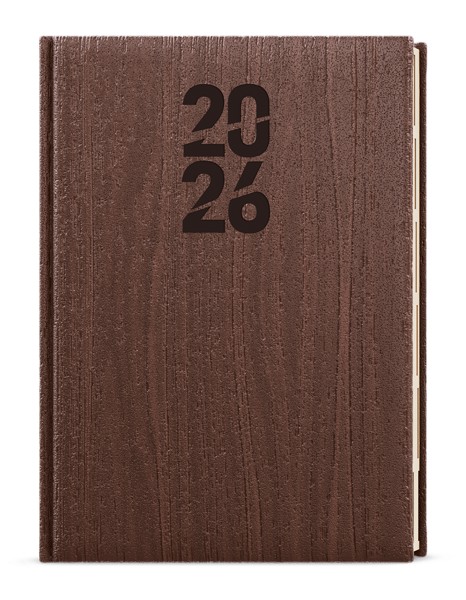 Denní Diář - Ctirad S Výsekem - Wood - A5 - Hnědá