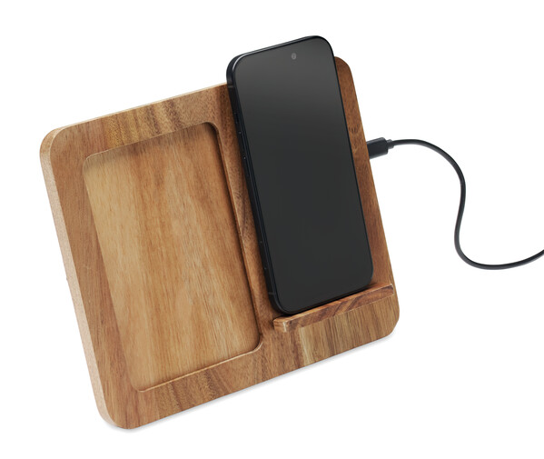 Acacia frame & charger 15W Finwood