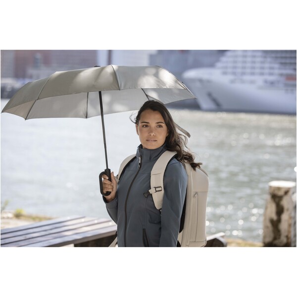 SMART 21" foldable RPET umbrella - Black