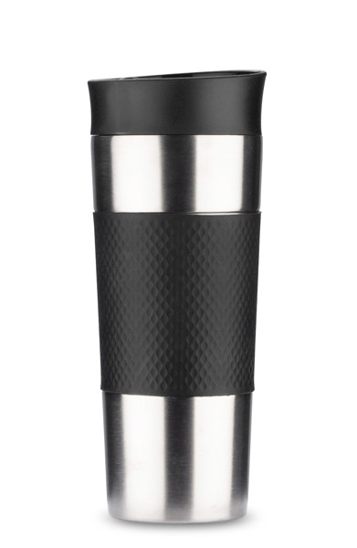Thermal mug RONDE 425 ml - black