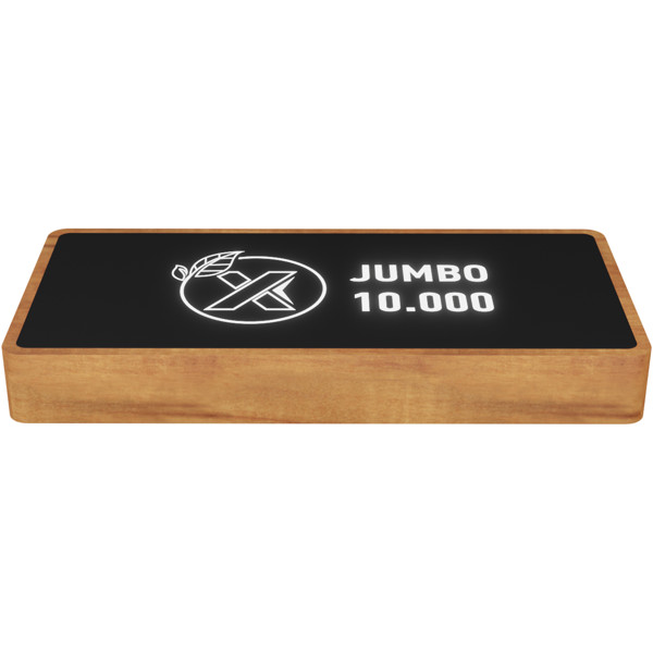 Powerbank de carregamento sem fios em madeira de 10.000 mAh "SCX.design P46"