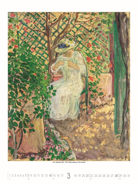 Nástenný Kalendár Gardens Impressionism 2027