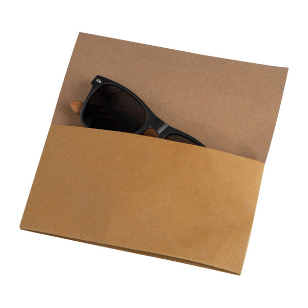 Sunglasses with wooden-look temples