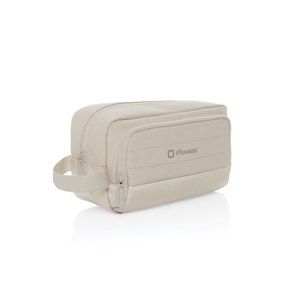 Toaletna torbica Armond AWARE rPET, 240x135x90 mm - Bež