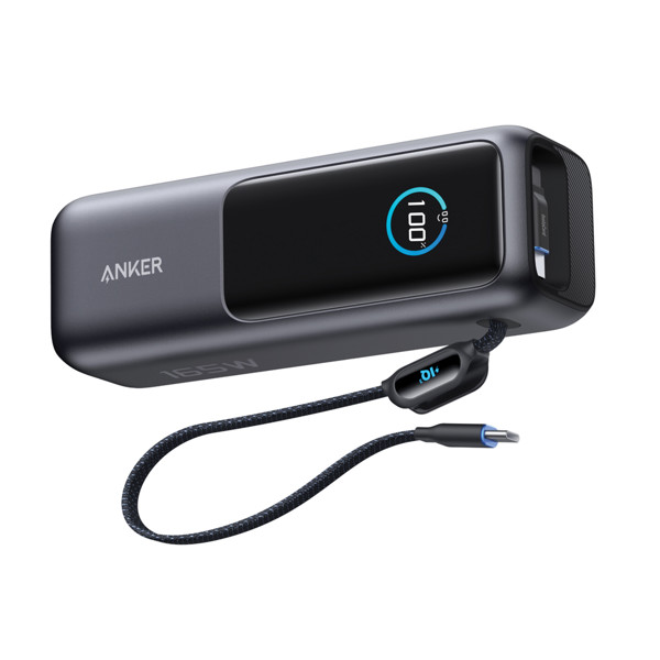 Anker powerbanka 25 000 mAh 165 W so zabud. zasúvacím káblom