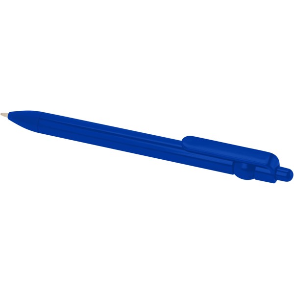 Stylo bille Fidget en plastique recyclé (encre noire) - Bleu royal