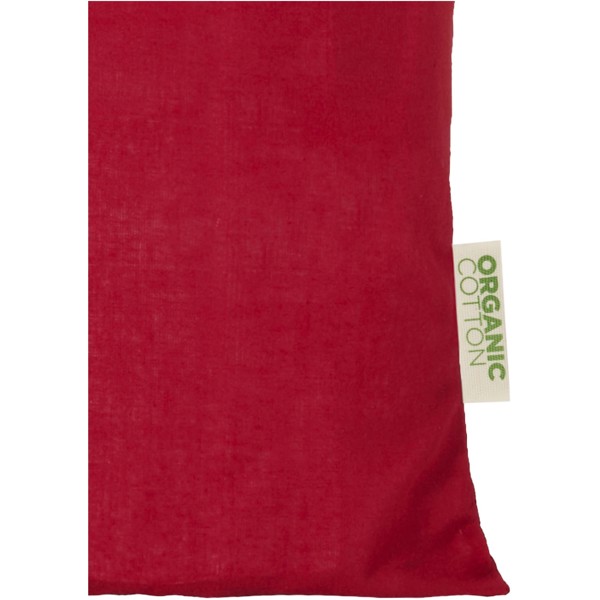 Tote bag in cotone biologico certificato OCS da 140 g/m² Odisha -7L - Rosso
