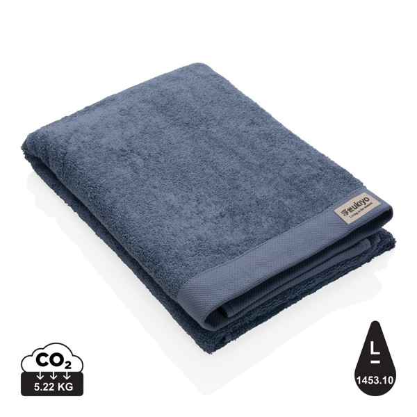 Ukiyo Sakura AWARE™ kupaonski ručnik 500 g/m², 70×140 cm - Plava