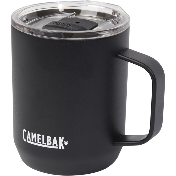 Caneca para campismo de 350 ml com isolamento a vácuo "CamelBak® Horizon" - Preto liso