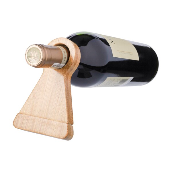 Wine bottle holder Vincio | Recycled bamboo
