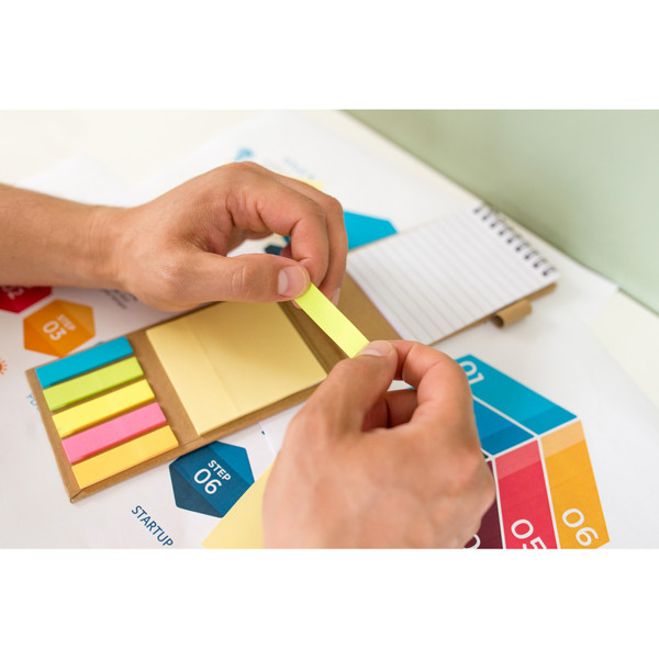 Notizenset, Notizblock, Stift, Haftnotizen | Madelyn