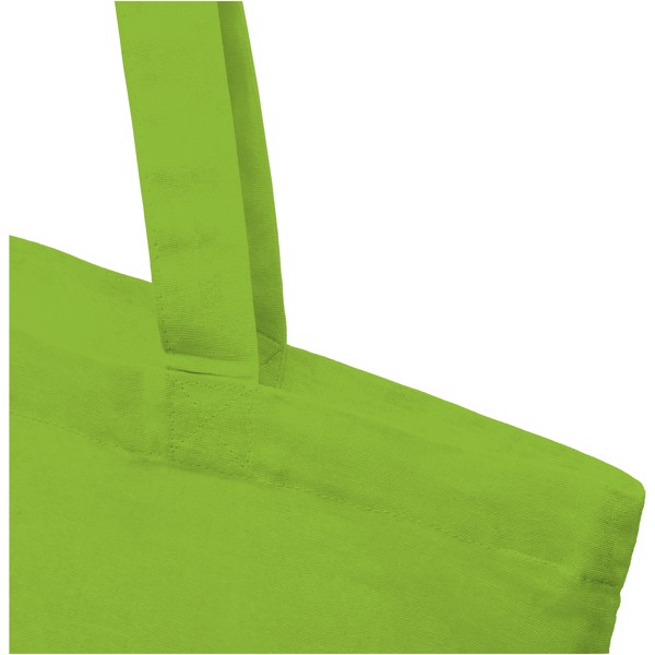 Carolina mulepose i 100 g/m² bomuld 7L - Limefarvet
