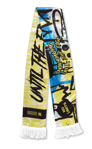 Lowest priced full colour double layer scarf. Made of satin fabric - White