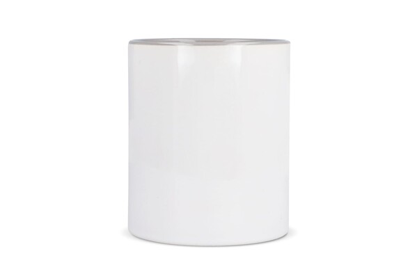 Mug subli Oslo coloré à l'intérieur & anse 300ml - Blanc / Gris