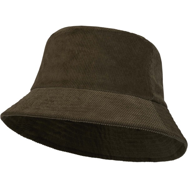 Howson 280 g/m² recycled corduroy sun hat - Forest Green