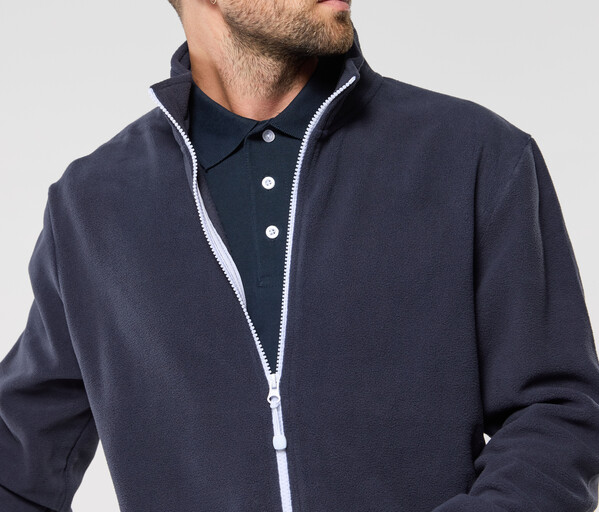 Veste polaire homme zippée - WHITE / 4XL