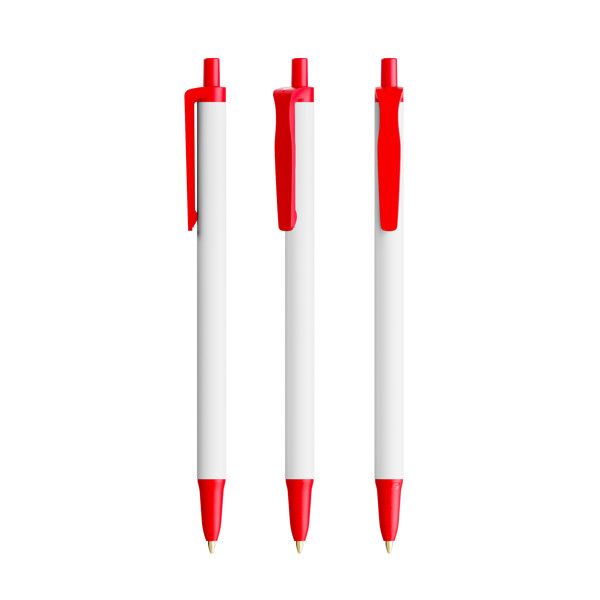 BIC® Clic Stic Ecolutions® Kugelschreiber - Rot Recycelt