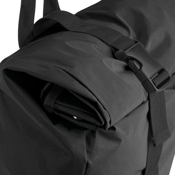 Reflective Roll-Top Backpack - Black Reflective / ONE SIZE