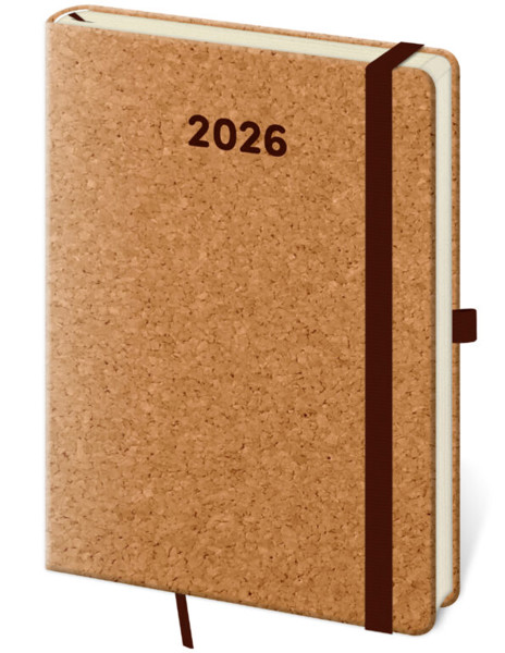 Denný diár A5 Cork s pútkom