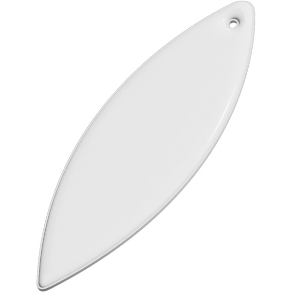 Colgante de TPU reflectante en forma de elipse H-12 "RFX™" - Blanco