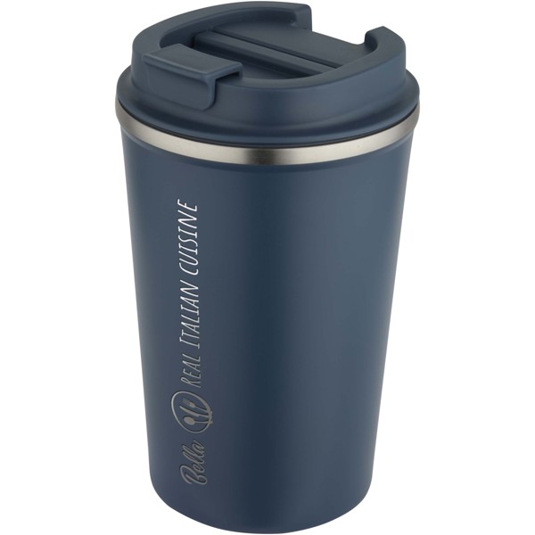 Gobelet en acier inoxydable Newport à double paroi de de 350 ml isolé sous vide - Bleu hale